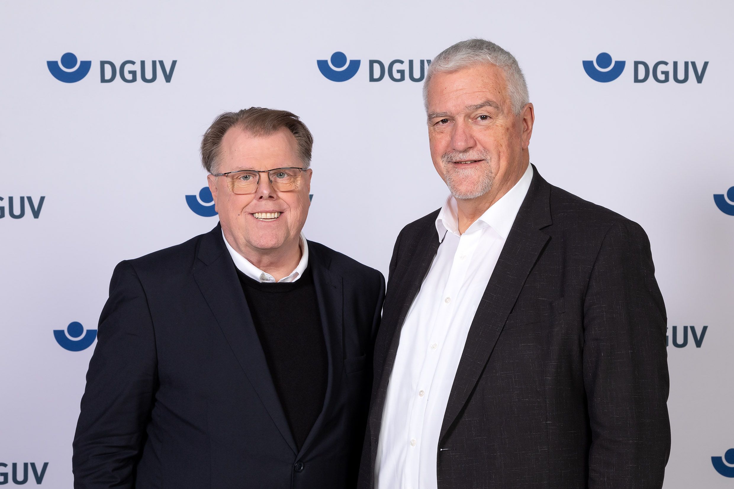 Foto mit Volker Enkerts und Manfred Wirsch (Foto: Jan Röhl / DGUV)