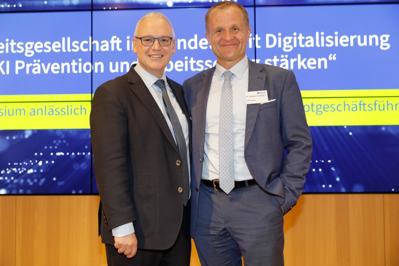 Dr. Stefan Hussy (links) und Dr. Stephan Fasshauer (rechts)